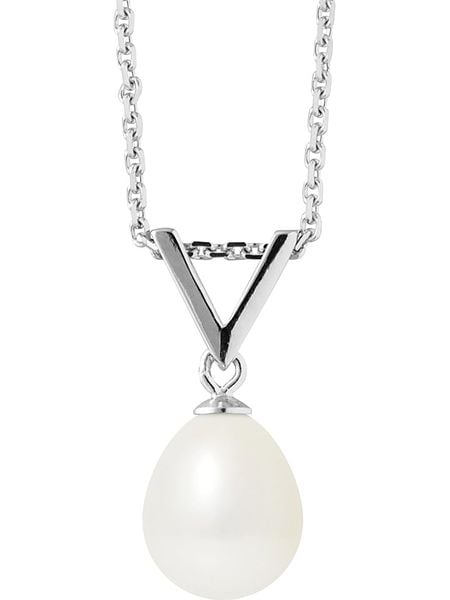Pearline Srebrny naszyjnik z zawieszką - dł. 42 cm rozmiar: onesize. Białe naszyjniki damskie Pearline, srebrne. Za 173.99 zł.
