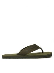 Tommy Hilfiger Japonki Hilfiger 85 Beach Sandal FM0FM05339 Zielony. Zielone klapki i japonki męskie Tommy Hilfiger, z materiału. Za 99.99 zł.