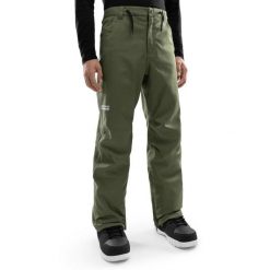 Spodnie snowboardowe hardshell męskie P2 Taiga. Zielone spodnie materiałowe męskie SIROKO, bez wzorów, z hardshellu, sportowe. W wyprzedaży za 441.95 zł.