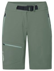 Spodenki damskie Badile Shorts II. Zielone spodenki sportowe damskie Vaude, bez wzorów, z materiału, sportowe. Za 429.00 zł.