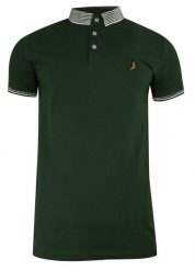 Koszulka POLO Zielona Bawełniana, Męska, Krótki Rękaw, z Kołnierzykiem, Casualowa -Brave Soul. Zielone koszulki polo męskie Brave Soul, na lato, l, bez wzorów, z bawełny, bez ramiączek. Za 79.00 zł.