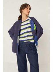 SKFK Dwustronna kurtka przejściowa "Alana" w kolorze granatowo-niebieskim rozmiar: S. Niebieskie kurtki damskie SKFK, s, bez wzorów, bez kaptura. Za 404.99 zł.