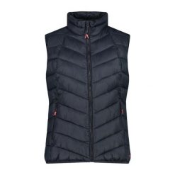 Damska kurtka bez rękawów CMP. Czarne kurtki damskie CMP, na zimę, bez wzorów, bez kaptura. Za 430.55 zł.