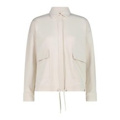 Damski sweter z dzianiny CMP. Białe swetry klasyczne damskie CMP, z dzianiny, bez kołnierzyka. Za 371.50 zł.