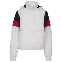 Damska, klasyczna, wyściełana parka w 3 kolorach. Białe parki damskie Urban Classics, na zimę, bez wzorów. Za 244.50 zł.