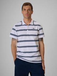 4F Koszulka polo regular męska - biała M. Białe koszulki polo męskie 4f, m, bez wzorów, z bawełny, bez ramiączek. Za 129.99 zł.