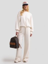 Bluza damska z wiskozy kremowa Lunara 103. Białe bluzy bez kaptura damskie Big Star, l, z dzianiny. W wyprzedaży za 179.99 zł.
