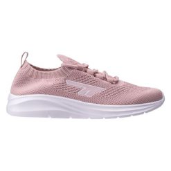Buty Hi-Tec Rilon 92800654312 różowe. Czerwone buty sportowe na co dzień damskie bez wzorów, z materiału. Za 146.19 zł.
