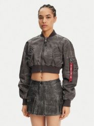 Alpha Industries Kurtka bomber MA-1 Vintage 156002 Szary Regular Fit. Szare kurtki damskie Alpha Industries, xl, bez wzorów, z syntetyku, bez kaptura. Za 579.99 zł.