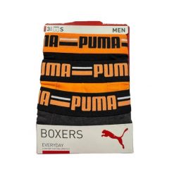 Bokserki męskie Puma BASIC BRAND ELASTIC 3-PACK 93545711 r S. Bokserki męskie Puma, bez wzorów, z elastanu. Za 149.19 zł.