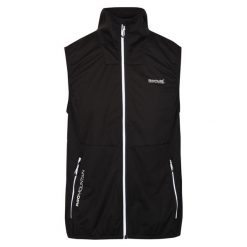 Kamizelka turystyczna męska Lankin Regatta softshell. Czarne kamizelki męskie Regatta, m, bez wzorów, z softshellu, bez kaptura. Za 297.00 zł.