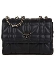 Guess Torebka w kolorze czarnym - 18 x 12 x 6 cm rozmiar: onesize. Czarne torebki klasyczne damskie Guess, z aplikacjami, z materiału, bez dodatków. Za 395.31 zł.