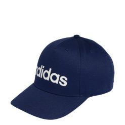 Czapka LINEAR BASEBALL CAP. Białe czapki męskie Adidas, bez wzorów. Za 64.95 zł.