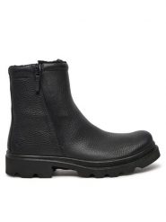 ECCO Botki Grainer M 21480401001 Czarny. Czarne buty zimowe męskie ECCO, ze skóry, bez zapięcia. Za 809.99 zł.