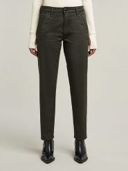 G-Star Spodnie chino "Kate" - Boyfriend fit - w kolorze szarym rozmiar: W29/L30. Szare spodnie materiałowe damskie G-Star, bez wzorów, retro. Za 195.95 zł.