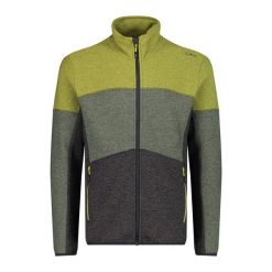 Bluza turystyczna męska CMP. Zielone bluzy bez kaptura męskie CMP, m, z polaru. W wyprzedaży za 230.99 zł.