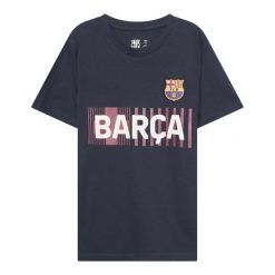 Koszulka FC Barcelona. Niebieskie t-shirty sportowe męskie FC Barcelona, xl, z bawełny, bez ramiączek, do piłki nożnej. Za 109.99 zł.
