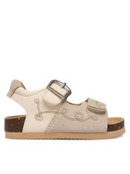 Mayoral Sandały 41755.68 Beżowy. Brązowe sandały dziewczęce Mayoral, ze skóry, bez zapięcia. Za 179.99 zł.