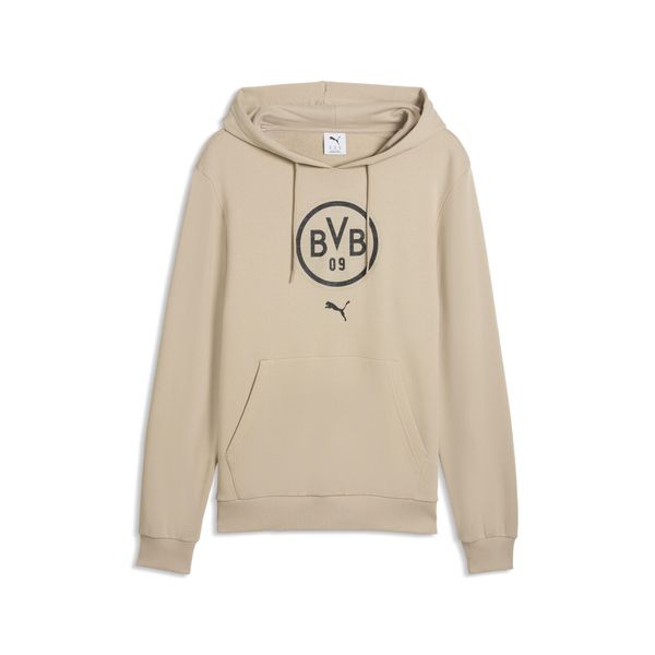 Męska bluza z kapturem ftblCULTURE Borussia Dortmund PUMA. Brązowe bluzy sportowe męskie Puma, m, z bawełny. Za 279.00 zł.