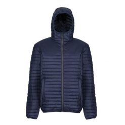 Męska Kurtka Ocieplana Z Kapturem Ecodown. Niebieskie kurtki męskie Regatta, m, bez wzorów, z puchu, sportowe, z kapturem. Za 391.99 zł.