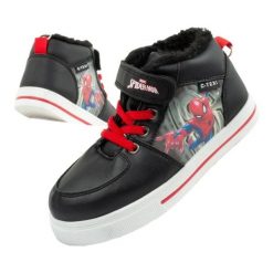 Leomil Buty zimowe za kostkę Spiderman PC-0053724 czarne. Czarne buty sportowe chłopięce ze skóry ekologicznej, za kostkę, bez zapięcia. Za 310.47 zł.