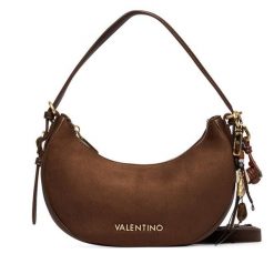Torebka Valentino. Brązowe torebki klasyczne damskie Valentino, bez wzorów, bez dodatków. Za 569.99 zł.