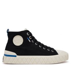 Trampki Palladium. Czarne trampki i tenisówki męskie Palladium, bez wzorów, bez zapięcia. Za 289.99 zł.