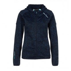Damska kurtka polarowa Peak Mountain Atora. Niebieskie kurtki damskie Peak Mountain, xl, bez wzorów, z polaru, bez kaptura, narciarskie. Za 208.00 zł.