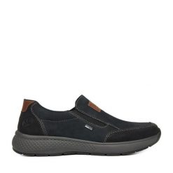 Półbuty Rieker. Czarne półbuty męskie Rieker, bez zapięcia. Za 279.99 zł.