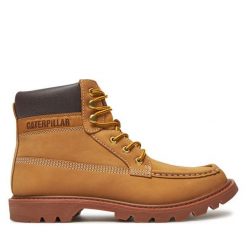 Trapery CAT Footwear. Żółte buty zimowe męskie CAT Footwear, bez zapięcia. Za 549.99 zł.