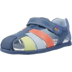 Sandały PABLOSKY 052210P Niebieski. Niebieskie sandały damskie Pablosky, bez wzorów, ze skóry, bez obcasa. Za 230.99 zł.