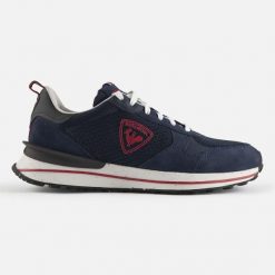 Buty dziedzictwa retro Rossignol. Niebieskie buty trekkingowe męskie Rossignol, z materiału, bez zapięcia, narciarskie. Za 641.50 zł.