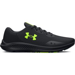 Buty do biegania męskie Under Armour Charged 3 Pursuit. Czarne obuwie do biegania damskie Under Armour. Za 375.50 zł.