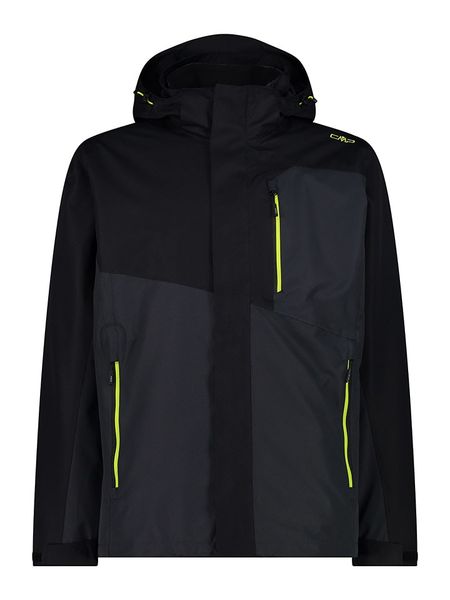 CMP Kurtka funkcyjna 3w1 w kolorze czarno-antracytowym rozmiar: 54. Czarne kurtki outdoor męskie CMP, m, bez wzorów, z materiału, bez kaptura. Za 292.20 zł.