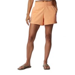 Krótkie Spodenki Turystyczne Damskie Columbia Logo III French Terry Short. Brązowe szorty damskie Columbia, bez wzorów, sportowe. Za 89.99 zł.