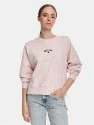 Guess Jeans Bluza W6YQ03 K3828 Różowy Regular Fit. Czerwone bluzy bez kaptura damskie Guess Jeans, l, z bawełny. Za 299.99 zł.