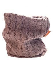 LiVi Szal-koło "Strick Liv" w kolorze lawendowym - 50 x 24 cm rozmiar: onesize. Różowe szaliki dziecięce LiVi, z bawełny, bez ramiączek. Za 97.28 zł.