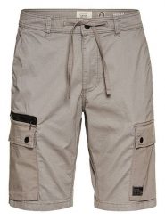Camel Active Bojówki - Regular fit - w kolorze szarym rozmiar: W33. Szare szorty męskie Camel Active, bez wzorów, z bawełny. Za 169.95 zł.