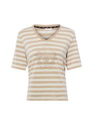 Liu Jo Collection Koszulka Kobiety biały|beżowy, L. Białe t-shirty damskie Liu Jo Collection, l, bez wzorów, z bawełny, bez kołnierzyka. Za 229.95 zł.