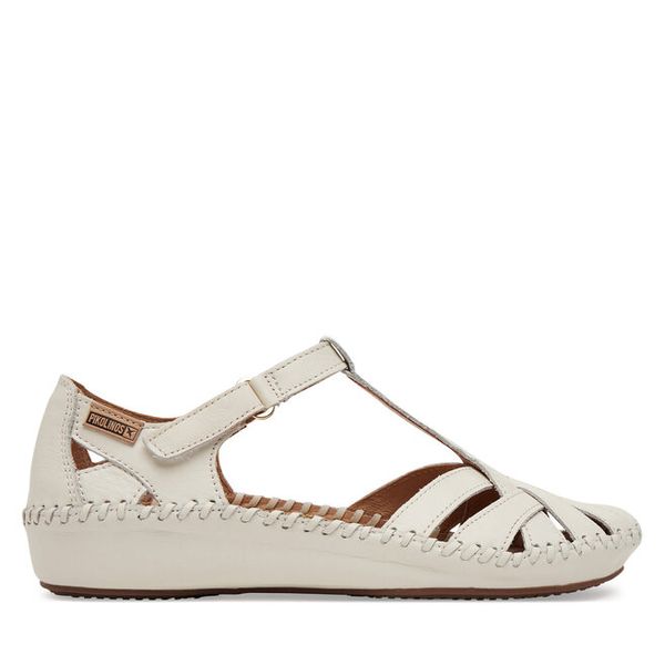 Sandały Pikolinos. Białe sandały damskie Pikolinos, bez wzorów, bez obcasa, na płaskiej podeszwie. Za 519.99 zł.