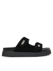Liu Jo Klapki Penny 902 4A5709 PX002 Czarny. Czarne klapki damskie Liu Jo, bez wzorów, ze skóry, bez obcasa. Za 489.99 zł.