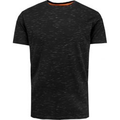 T-Shirt Melanżowy, Czarny Bez Nadruku, Okrągły Dekolt -BRAVE SOUL. Czarne t-shirty męskie Brave Soul, m, bez wzorów, z bawełny, bez kołnierzyka. Za 45.00 zł.