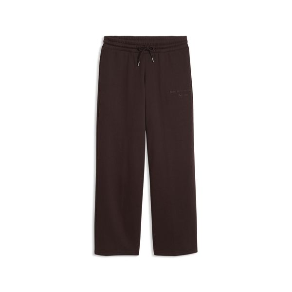 Damskie spodnie PUMA Class Straight Leg Fleece PUMA. Czarne spodnie materiałowe damskie Puma, bez wzorów, z bawełny, klasyczne, z standardowym stanem. Za 229.00 zł.