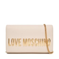 Torebka LOVE MOSCHINO. Brązowe torebki klasyczne damskie Love Moschino, bez wzorów, wizytowe, bez kołnierzyka, bez ramiączek. Za 519.99 zł.