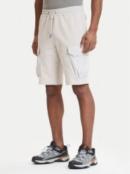 Parajumpers Szorty sportowe Boyce 26SMPMPAFP05 Beżowy Regular Fit. Brązowe szorty męskie Parajumpers, m, z bawełny. Za 879.99 zł.