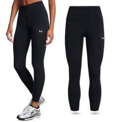 Legginsy termoaktywne damskie Under Armour Motion Ankle szybkoschnące. Czarne bielizna termoaktywna damska Under Armour, s, bez wzorów. Za 219.99 zł.