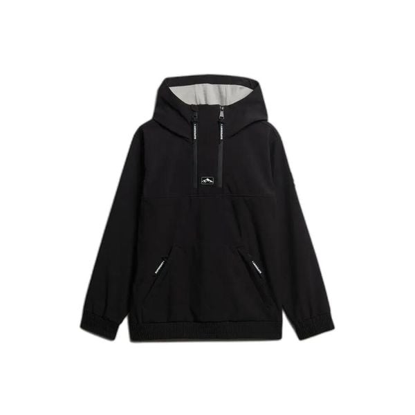 Bluza damska z kapturem Superdry Freestyle Softshell. Czarne bluzy z kapturem damskie Superdry., bez wzorów, z softshellu, z kapturem. W wyprzedaży za 685.30 zł.