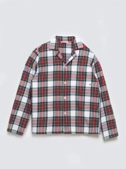 Piżama dwuczęściowa bawełniana w kratę biało-czerwona Senmunis 100. Białe koszule nocne damskie Big Star, l, bez wzorów, z bawełny, bez ramiączek. W wyprzedaży za 229.99 zł.