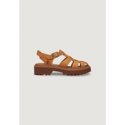 Buty sportowe Kobieta TIMBERLAND STST FISHERMAN SANDAL. Brązowe buty sportowe na co dzień damskie Timberland, bez wzorów, ze skóry. W wyprzedaży za 513.10 zł.