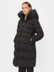 Hetregó Kurtka puchowa Lena 8K697 Czarny Regular Fit. Czarne kurtki damskie HETREGO, bez wzorów, ze lnu, bez kaptura. Za 3,369.00 zł.